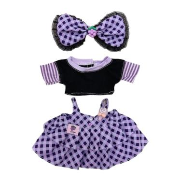 Imagem de Yunhgft Roupa de Boneca de 20 Cm para Brinquedos de Pelúcia, Vestido de Algodão E Acessórios, Style B