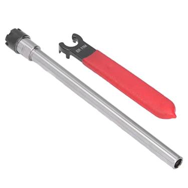 Imagem de Akozon Suporte para Mandril de Pinça Haste de Extensão CNC Com Faixa de Fixação de 17 Mm, Suporte Reto Longo para Fresamento, ER11, Comprimento de 150 Mm, Ferramenta Resistente à Vibração para (#12)