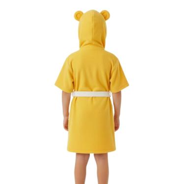 Imagem de Toalha Roupão Infantil Bebe Criança Piscina Capuz Bichinho