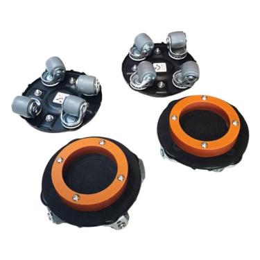 Imagem de Esquirla Rodízio de Piano em Plástico Reforçado com Rodas Lisas - Peças para Piano