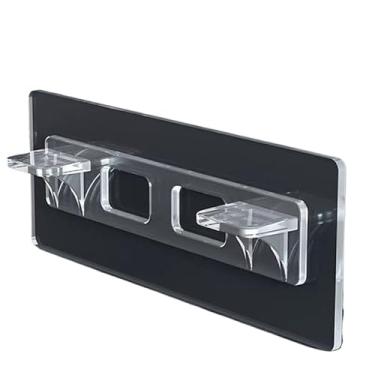 Imagem de Kit 10 Suportes Adesivos para Prateleira – Fixação Forte Sem Furar, Plástico Resistente, Suporta Até 15kg(KIT 10 GRANDE)