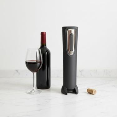 Imagem de Kit Abridor de Vinho Elétrico Automático (A Pilha) Saca Rolhas Elétrico Automático Com Cortador de Lacre Reutilizável