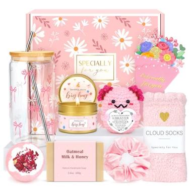 Imagem de Cestas de presente para mulheres, presentes de aniversário exclusivos para mulheres, autocuidados, anime-se, caixa de presente para mulheres, adolescentes, meninas, melhor amiga, irmã, senhoras