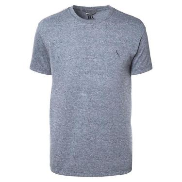 Imagem de Camiseta Reserva Regular Mescla Touch Masculina Azul Claro-Masculino