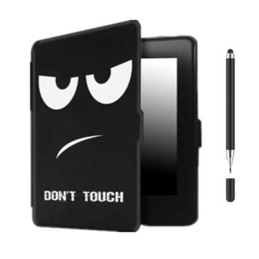 Imagem de Akacy Capa leve de TPU com padrão pintado para viagem Kindle 6.0 (Geração 2014), com despertar/hibernar automático (11)