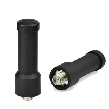 Imagem de SZSAUTO Antena de rádio bidirecional UHF 400-470MHz SMA fêmea Walkie Talkie Antena curta (pacote com 2) para rádio TK-3100 TK-3101 TK-3140 BF-888S AR-5 AR-6 AR-7 H-777 H-777S FRS