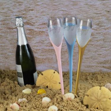 Imagem de Taça para Praia Cheers – Taça Flutuante e de Areia Inquebrável, Design para Piscina, Mar e Festas ao Ar Livre – Acabamento Premium