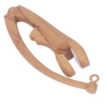 Imagem de Generic Suporte de Design de Braçadeira de Grão de Madeira de Imitação de Braço Móvel de Berço Dobrável para Acessórios de Brinquedos de Berço