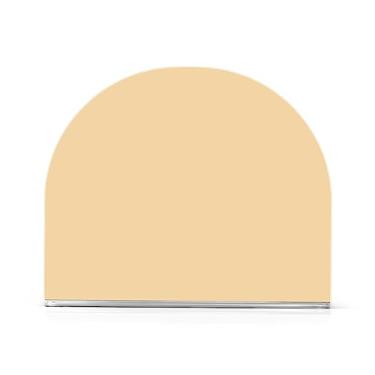 Imagem de Porta-guardanapos de acrílico branco Navajo, porta-guardanapos de jantar em forma de U, porta-guardanapos vertical