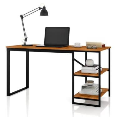 Imagem de Escrivaninha 120x45cm Minimalista | Multifuncional p/Trabalho e Estudo | Design Atemporal | Organização Eficiente