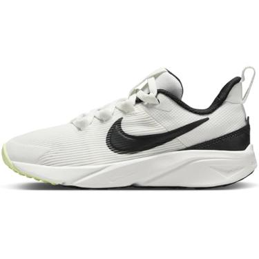 Imagem de Nike Meninos Tênis Star Runner 4 Little Kids (Dx7614-102, Summit White/Barely Volt/Branco/Preto) Tamanho 13