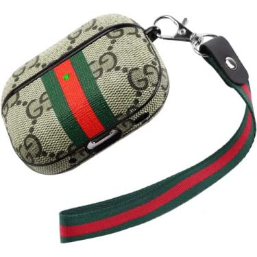 Imagem de Capa para AirPods 4, compatível com AirPods 4ª geração, capa protetora de couro de luxo à prova de choque para AirPods 4ª geração