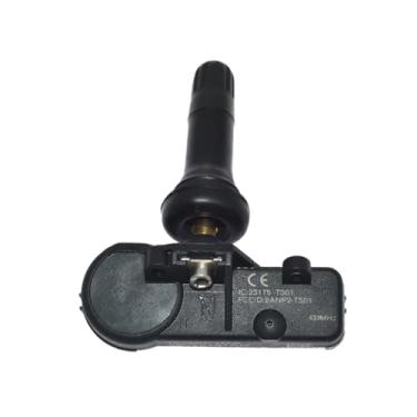 Imagem de OGGUYME Sensor de monitoramento de pressão de pneu de carro 433 MHz 4 peças compatível com Peugeot 5008 2009-2013 2010 2011 2012 Peugeot RCZ 2009-2013 9673860880