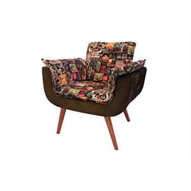 Imagem de Poltrona Opalla Retrô - Cores, 01 Lugar, Base Palito