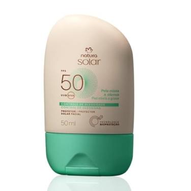 Imagem de Protetor Solar Facial Pele Mista a Oleosa FPS 50 Natura Solar