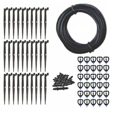 Imagem de Kit 30 Microaspersores 160 LPH  Ideal Hortas, Jardins, Estufas e Pomar