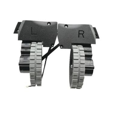 Imagem de Conjunto de roda do aspirador de pó, compatível com Ilife A7 A9s A9 A10s L100, roda de peças de aspirador de pó robótico (rodas R e L)