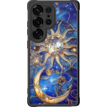 Imagem de DEENAKIN Capa fofa para Samsung Galaxy S25 Ultra, capa rígida floral estética, compatível com Magsafe, capa protetora fina retrô moderna exclusiva para mulheres e meninas, mística astral