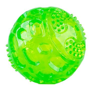 Imagem de Hyper Pet DuraSqueak bola de cachorro brinquedo interativo para cães que flutuam e chiam para brincar, buscar e recuperar ambientes internos/externos – 9 cm