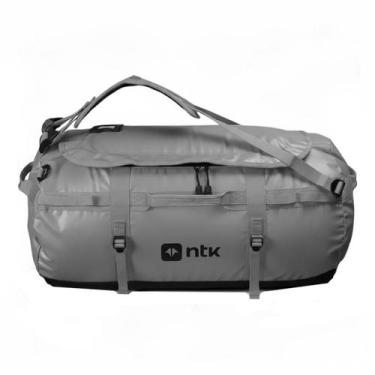 Imagem de Mochila Duffle Bag 50L Cinza Para Viagens Camping Nautika
