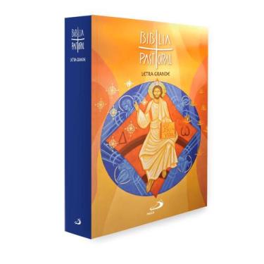 Imagem de Bíblia Pastoral - Letra Grande- Cristo Branco Cristal - Paulus