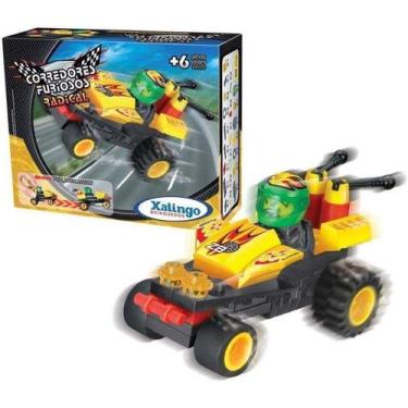 Imagem de Blocos De Montar Corredores Furiosos Carrinho Radical - Xalingo