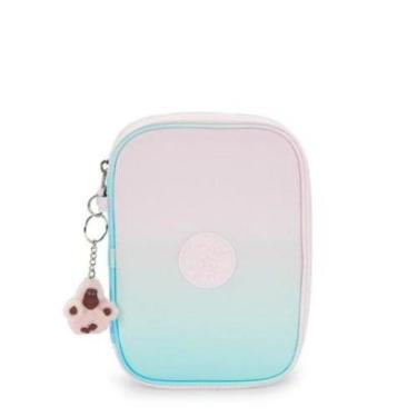 Imagem de Estojo Kipling 100 Pens Verde e Rosa-Unissex