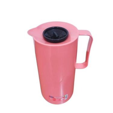 Imagem de Garrafa Bule Térmico Em Plástico Haus Pêssego 1 Litro Mor, Rosa Claro