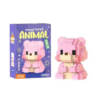 Imagem de Estatueta faça você mesmo para festa do zoológico da primavera (ursinho pequeno) – decoração peculiar de férias para mesa, prateleira ou exibição de Páscoa