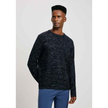 Imagem de Suéter Masculino Comfort Em Tricô - Hering, M, Azul escuro