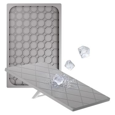 Imagem de Capa protetora de silicone cinza para embalagem Starlink Gen 3 com zíper de filme embrulhado