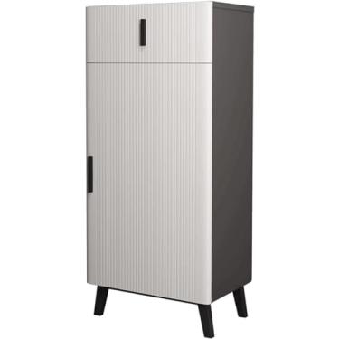 Imagem de 3FLQOOPP Sapateiras independentes multicamadas armário de sapatos com gaveta e porta, armário de armazenamento para tênis, sandálias, chinelos, organizador de sapateira com economia de espaço