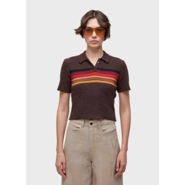 Imagem de Blusa polo tricot listras OSKLEN-Feminino