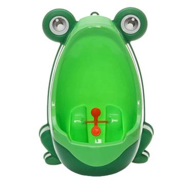 Imagem de Mictório infantil SOOTOP Frog Desenho de Desenho Animado Pendurado na Parede Verde