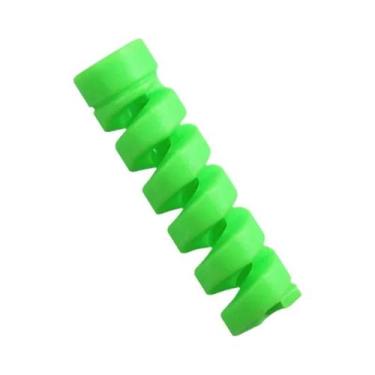 Imagem de Protetor De Cabo De Silicone Flexível, Organizador Espiral Para Cabos 