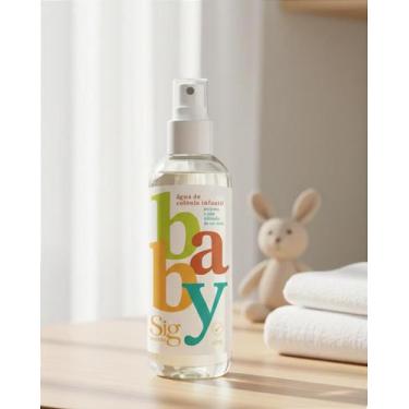 Imagem de Água de Colônia Infantil Baby 60ml - Perfume Suave para Bebês - Sigbea