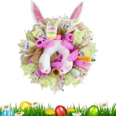 Imagem de Guirlanda de Páscoa | Decorações de Natal de Coelhinho | Guirlandas de Natal, para manto, cozinha, sala de estar, quarto, entrada, reunião de família