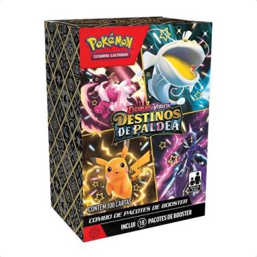 Imagem de Pokémon Ev 18 Pacotes Combo Pacotes De Booster 108 Cartas - Copag