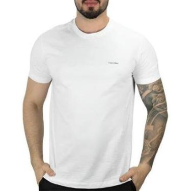 Imagem de Camiseta Calvin Klein Flamê Branca-Masculino