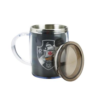 Imagem de Caneca Térmica Com Tampa Time Vasco 450 Ml