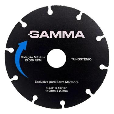 Imagem de Disco de Corte para Madeira 110 mm Tungstênio GAMMA