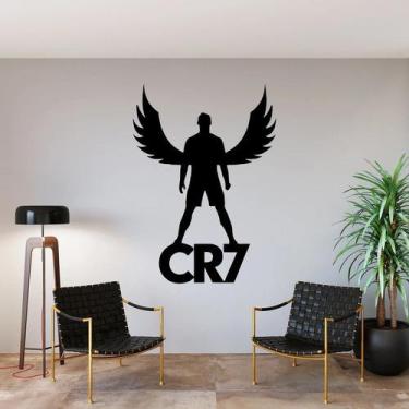 Imagem de Adesivo de parede  cristiano ronaldo cr7 - Ambiente dekorado, 80cm, pr
