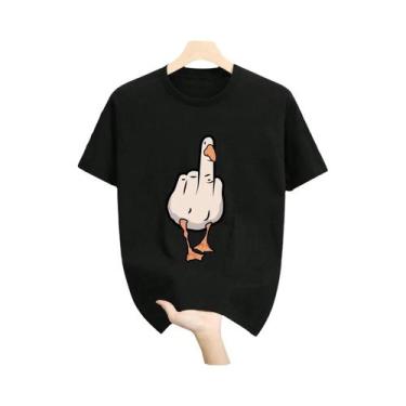 Imagem de Camiseta Masculina De Verão, Algodão, Casual, Esportiva, Com Estampa D