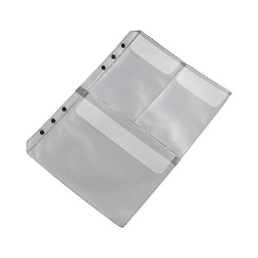 Imagem de Pastas De Armazenamento A5 Com 6 Furos, Bolsa Transparente Para Organi