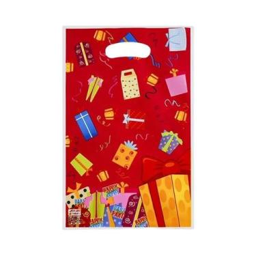 Imagem de Sacolas Plásticas De Bolinhas 20un. Lembrancinhas De Aniversário Infan
