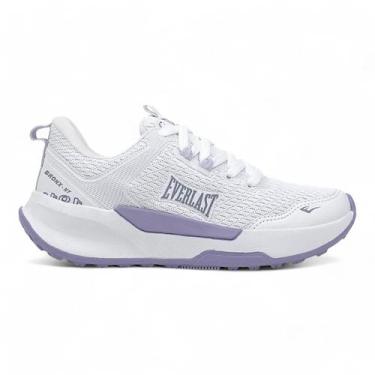 Imagem de Tênis Everlast Solo Feminino, 37, Branco, Lilás
