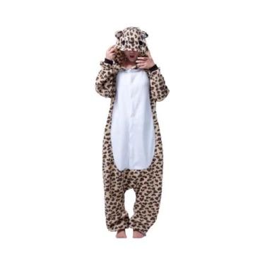 Imagem de Fantasia De Animal Adulto Kigurumi Cosplay: Leão, Tigre, Leopardo, Lob