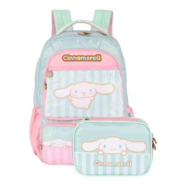 Imagem de Bolsa Escolar Costas + Estojo 100 Lápis My Melody Meninas Up4you