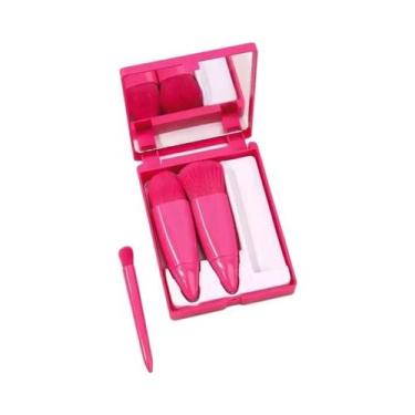 Imagem de Conjunto De Pincéis De Maquiagem Em Tamanho Viagem 5pcs Kit De Pincéis