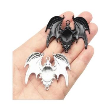 Imagem de Pingente De Asas De Morcego Gótico Retrô Para Halloween, Acessórios De